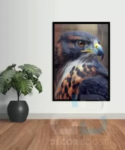 Acrylic Hunting Eagle Painting 2