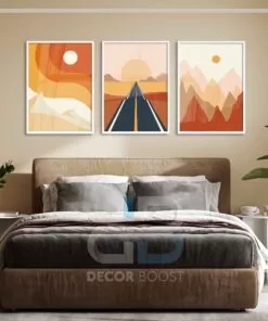 Abstract Landscape Scenes with Shapes