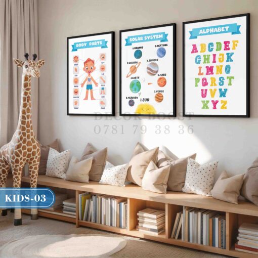 Educational Wall Frames For Kids