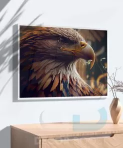 Acrylic Eagle Art Painting