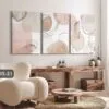 Abstract Watercolor Shapes Canvas Prints 2