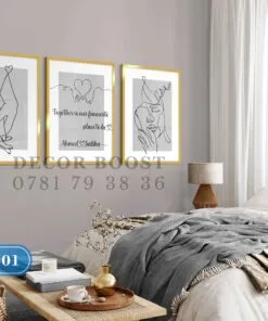 Alternative view of Custom Couple Names with Line Art