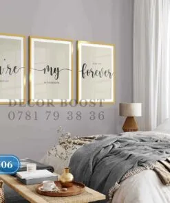 Alternative view of Couples Bedroom Wall Frames 2