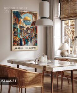 Alternative view of Al-Quds - The Old City Acrylic Style